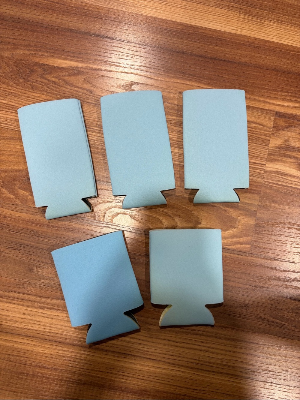 Light Blue Foam Can Cooler/Koozies (5-Pack) - Home Accents